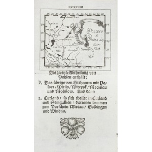 POLSKA, Zestaw 3 map przedstawiających ziemie polskie: 1) POLONI // AE / PARS SE // CVN // DA; 2) POLONIAE  ...