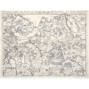 ROSJA (ros. Россия), Zestaw 2 map północnej i południowej Rosji, oprac. Henri Abraham Chatelain, Amsterdam, ok. 1720:  ...