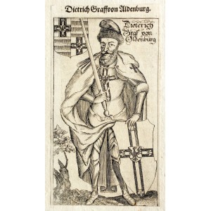 DIETRICH VON ALTENBURG, Wielki mistrz krzyżacki w latach 1335-1341; pochodzi z: Hartknoch, Krzysztof, Alt- und Neues Preuss ...