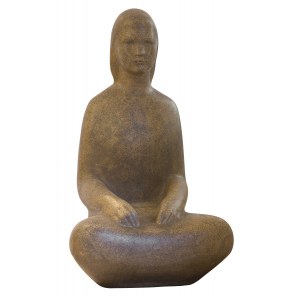 Kurjata Marian, SITTING GIRL. AFTER WORK, 1964
