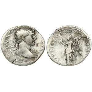 Roman Empire 1 Denarius (98-117) Traianus 98-117. Rome. Obverse: IMP TRAIANO AVG GER DAC P M TR P. Reverse...