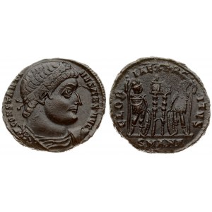 Roman Empire Æ 1 Nummus (330-333 AD) Constantine I (306-337AD). Antiochia. 330-333 AD. Obverse: CONSTANTINVS MAX AVG...