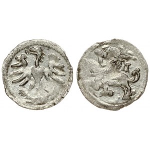 Lithuania 1 Denar (1495-1506) Vilnius. Alexander Jagiellon (1492–1506); Lithuanian coins undated; Vilnius. Averse...