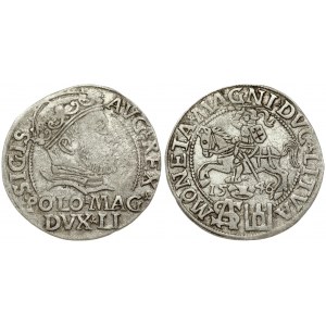 Lithuania 1 Grosz 1546 Vilnius. Sigismund II Augustus (1545-1572). Obverse: Crowned bust facing right. Reverse...