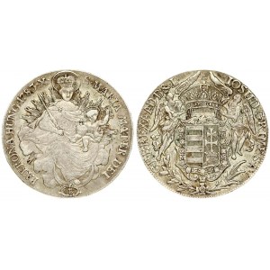 Austria Hungary 1 Thaler 1783 •X• Joseph II(1765-1790). Averse: Angels holding crown above arms. Averse Legend...