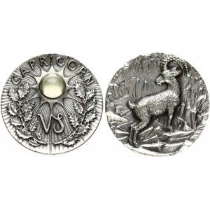 Denmark Zodiac Sign (1978) – Capricorn. Artist: Harald Salomon. Published by: Anders Nyborg. Silver 925/1000. 2/1 78 nr...