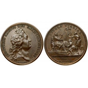 France Medal (1681) Ludovicus Magnus Rex Christianissimus; by I. Mavger. Obverse...