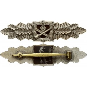 Germany Close Combat Clasp (1940) 'Nachkampfspange'. Zinc. Bronze. Weight approx: 33.31g. Diameter...