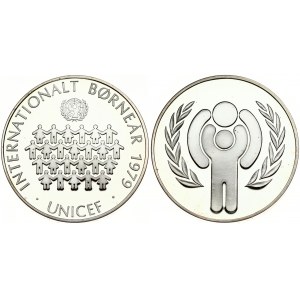 Denmark Medal 1979 UNICEF. 1oz .999 SILVER PROOF UNICEF MEDAL INTERNATIONAL YEAR OF THE CHILD...