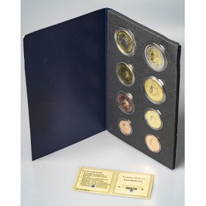 Vatican 1 Cent-2 Euro 2004 SET EURO 8 COINS SPECIMEN PATTERN ESSAI PROTOTYPE PROBA. In original Pack with certificate...