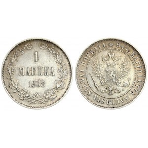 Russia For Finland 1 Markka 1908 L Nicholas II (1894-1917)...