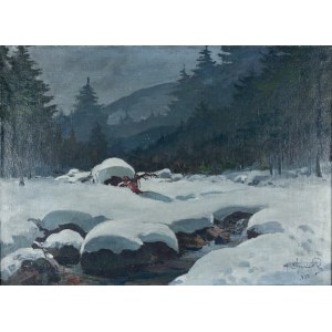 Michał STAŃKO (1901-1969), Góry zimą, 1962
