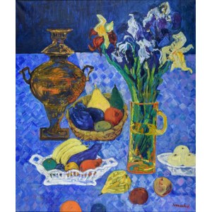 Jan SZANCENBACH (1928-1998), Zátiší se samovarem, 1996