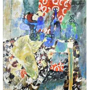 Juliusz JONIAK (1925-2021), Still Life with Yellow Drapery '96, 1996