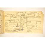 [PLL LOT BILET] Oryginalny bilet lotniczy PLL LOT na przelot w dniu 6.VI.1945r. na trasie Łódź - Poznań, BARDZO RZADKIE!