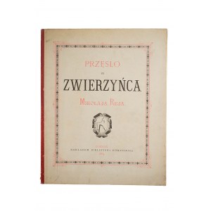 REJ Mikołaj - Przęsło ze Zwierzyńca, Poznań 1884r., nakładem Biblioteki Kórnickiej