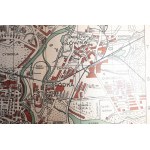 Plan Stołecznego miasta Poznania ze spisem ulic, 48 x 66cm, lata 50-te XXw.