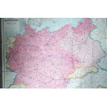 GAEBLERS Ed. - Automobil Landstrassen - Übersichskarte von Deutschland , Lipsk 1941r., Mapa samochodowa III Rzeszy