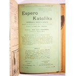 [KLOCEK CZASOPISM] La Duonmonoata / Espera Katolika / Universo 1909 - 1910r.