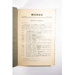 [CZASOPISMO] Mondo, rocznik 12 numerów , rok 1926