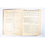 [CZASOPISMO] Esperantysta Polski / Pola Esperantisto, 19 numerów z lat 1908-1911 w tym kompletny rocznik 1911