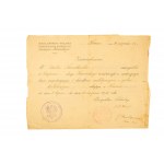 [KONIN] Zespół 3 dokumentów Inspektora szkolnego okręgu konińskiego, lata 1918-1919