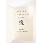 [MINIATURA] Poezye Adama Mickiewicza, tom I-II, Wilno 1822-23 / 1981 [REPRINT]