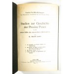 [WIELKIE KSIĘSTWO POZNAŃSKIE] LAUBERT M. - Studien zur Geschichte der Provinz Posen in der ersten Hälfte des neunzehnten Jahrhunderts / Studia z dziejów województwa poznańskiego w I poł. XIXw., Poznań 1908r.