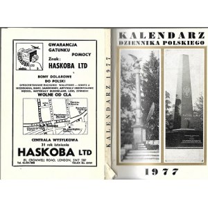 KALENDARZ DZIENNIKA POLSKIEGO 1977