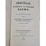 KRASZEWSKI J.I - ANAFIELAS, Wilno 1845