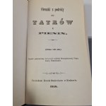 CESTOVNÉ OBRÁZKY DO TATIER Reprint z roku 1858.