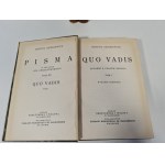 SIENKIEWICZ Henryk - QUO VADIS tom 1-3, Wyd.1933