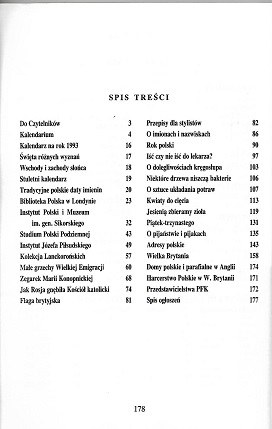 KALENDARZ DZIENNIKA POLSKIEGO 1992