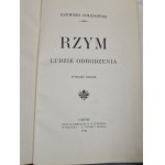 CHŁĘDOWSKI Kazimierz - ROME LUDZIE ODRODZENIA - ŁADNA OPRAWA Z EPOKI