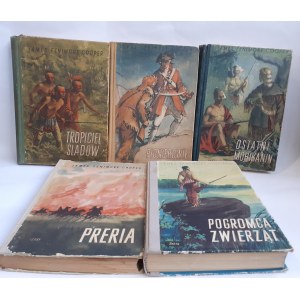 Cooper FIFTEEN BOOKS THE LAST MOHIKANIN THE PIONEERS THE TROPICIAN OF SLAUGHTERS PRERIA THE ANIMAL POGROMAN AND OTHERWISE Published 1954