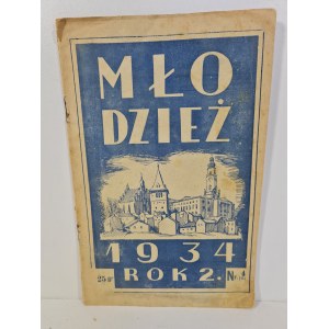 MŁODZIEŻ DROHOBYCZ Nr 4 (11) 1934 Časopis Gimnazjum [Bruno Schulz].