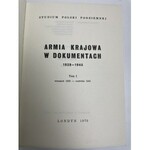 NATIONAL ARMIA in documents 1939 - 1945 London 1970 - 1989.