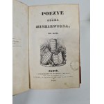 MICKIEWICZ Adam - POEZYE Paříž 1828-1829