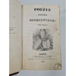 MICKIEWICZ Adam - POEZYE Paríž 1828-1829