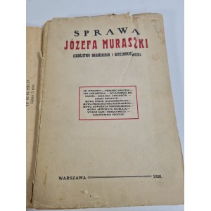 [BAGIŃSKI, WIECZORKIEWICZ] Sprawa Józefa Muraszki (zabójstwo Bagińskiego i Wieczorkiewicza)