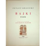 KRASICKI Ignacy - BAJKI Ilustracje SZANCER, Wyd.1952