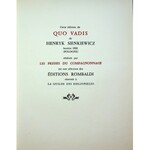 SIENKIEWICZ Henryk - QUO VADIS Illustrations de Claude Tabet z oryginalną akwarelą artysty