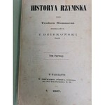Mommsen Teodor HISTORYA RZYMSKA t.1-4 Wyd.1867