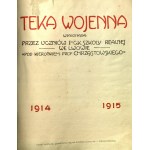 LWÓW. Teka wojenna 1914-1915 wykonana przez uczniów I-szej szkoły realnej we Lwowie pod kierunkiem prof. Chrzastowskiego. Urocze przedstawienia ze Lwowa widzianego oczami polskich dzieci.