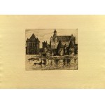 MALBORK - HELLINGRATH Berthold. Teka zawierająca 5 widoków zamku w Malborku, autorstwa Bertholda Hellingratha.