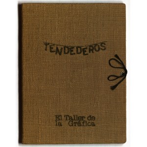 PONIATOWSKA Elena. Tendederos. El Taller de Gráfica. Teka zawierająca 10 prac wybitnych środkowoamerykańskich artystów, które w 1984 r. zebrała i wydała Elena Poniatowska.