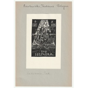 POLSKA. Ekslibris Tadeusza Lesznera (1895-1967); Tadeusz Cieślewski