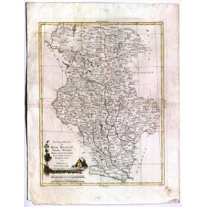 MIŃSK, MŚCISŁAW, POŁOCK, WITEBSK. Mapa woj. mińskiego, mścisławskiego, połockiego i witebskiego; G.A. Rizzi Zannoni