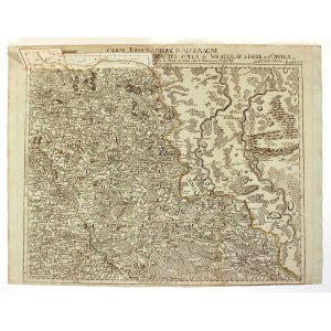 OPOLE, OLEŚNICA, JAWOR. Mapa Topograficzna Śląska; Johann Wilhelm Jaeger