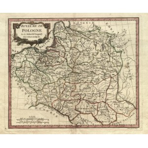 POLSKA, LITWA. Mapa Polski i Litwy; D. Robert de Vaugondy